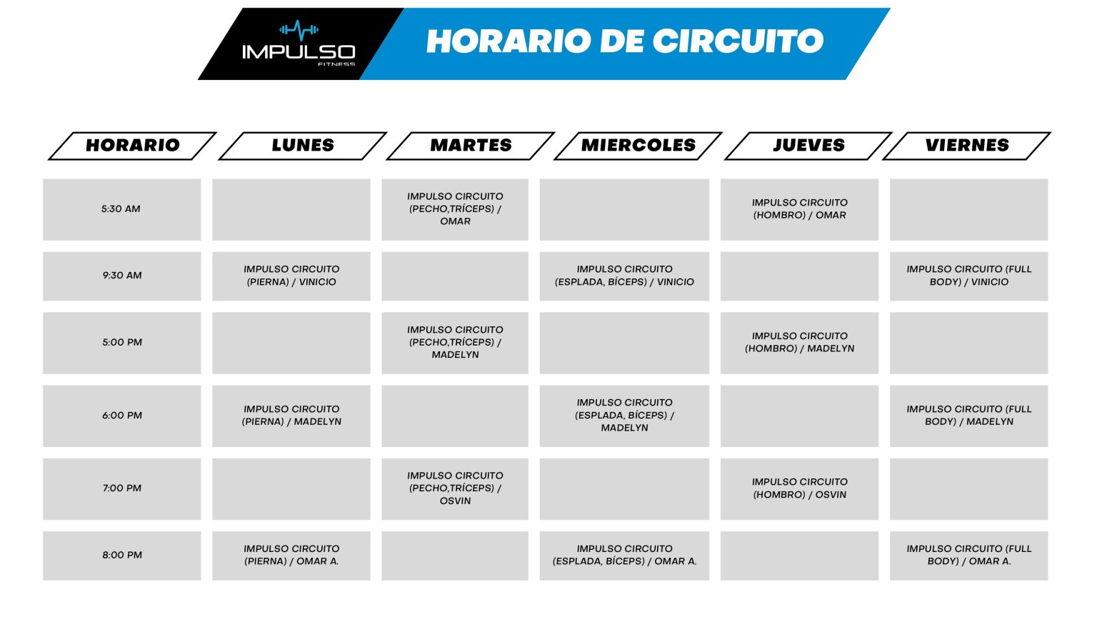 Horario-BP – IMPULSO